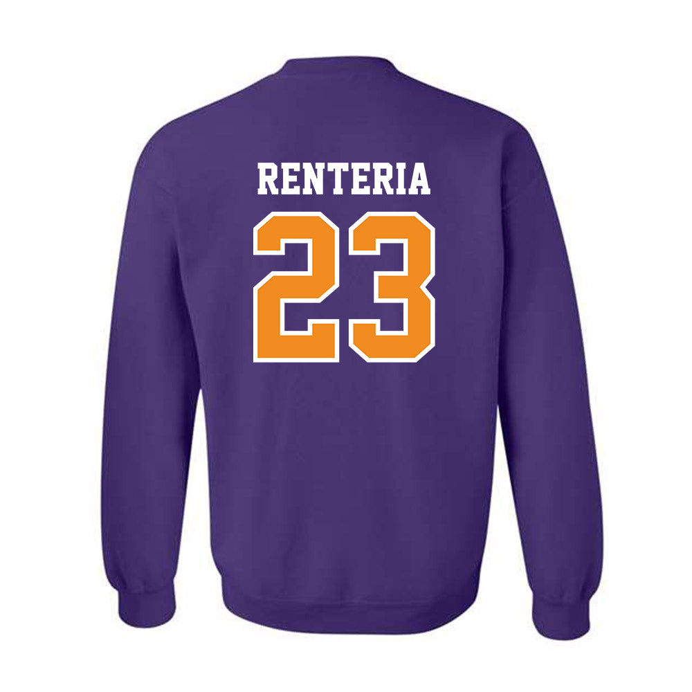 Evansville - NCAA Women's Soccer : Riley Renteria - Crewneck Sweatshirt-1
