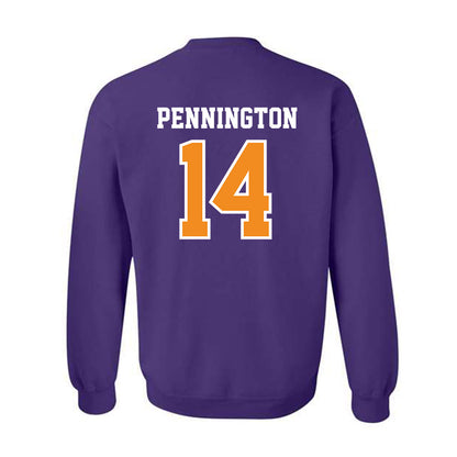 Evansville - NCAA Baseball : Wyatt Pennington - Crewneck Sweatshirt-1
