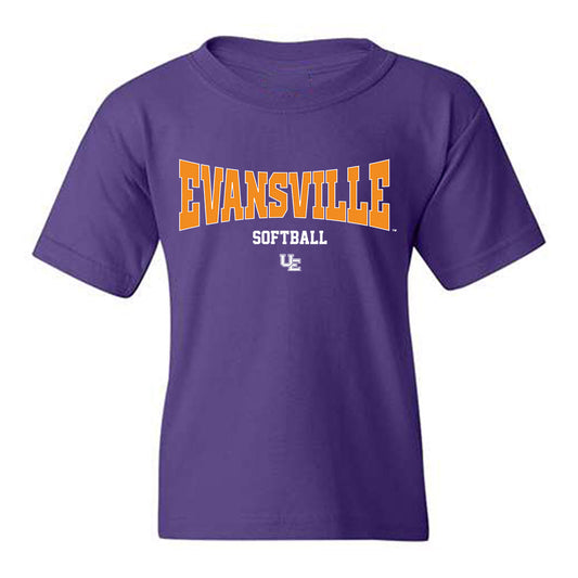 Evansville - NCAA Softball : Angela Valentine - Youth T-Shirt-0