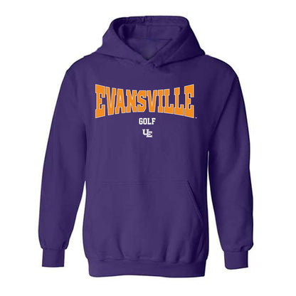 Evansville - NCAA Men's Golf : Jamison Ousley - Hooded Sweatshirt-0