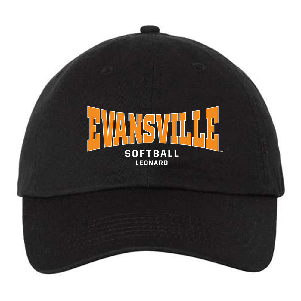 Evansville - NCAA Softball : Addyson Leonard - Dad Hat-0