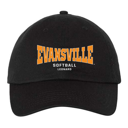 Evansville - NCAA Softball : Addyson Leonard - Dad Hat-0