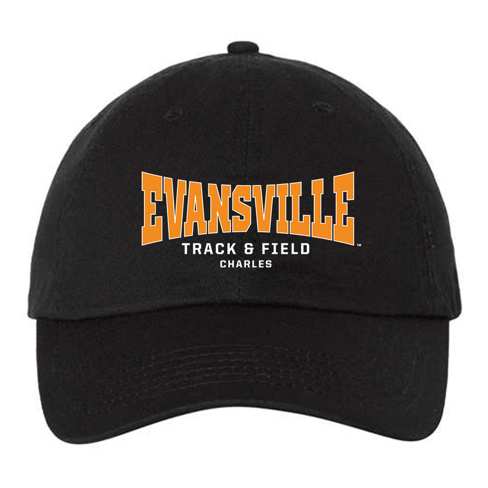 Evansville - NCAA Women's Track & Field : Sidney Charles - Dad Hat-0