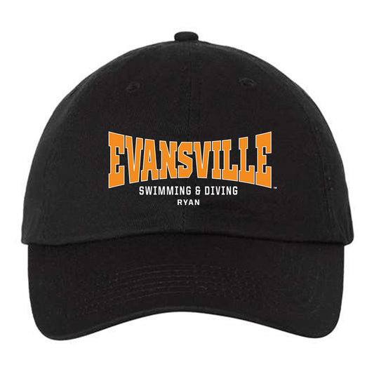 Evansville - NCAA Men's Swimming & Diving : Bryce Ryan - Dad Hat-0