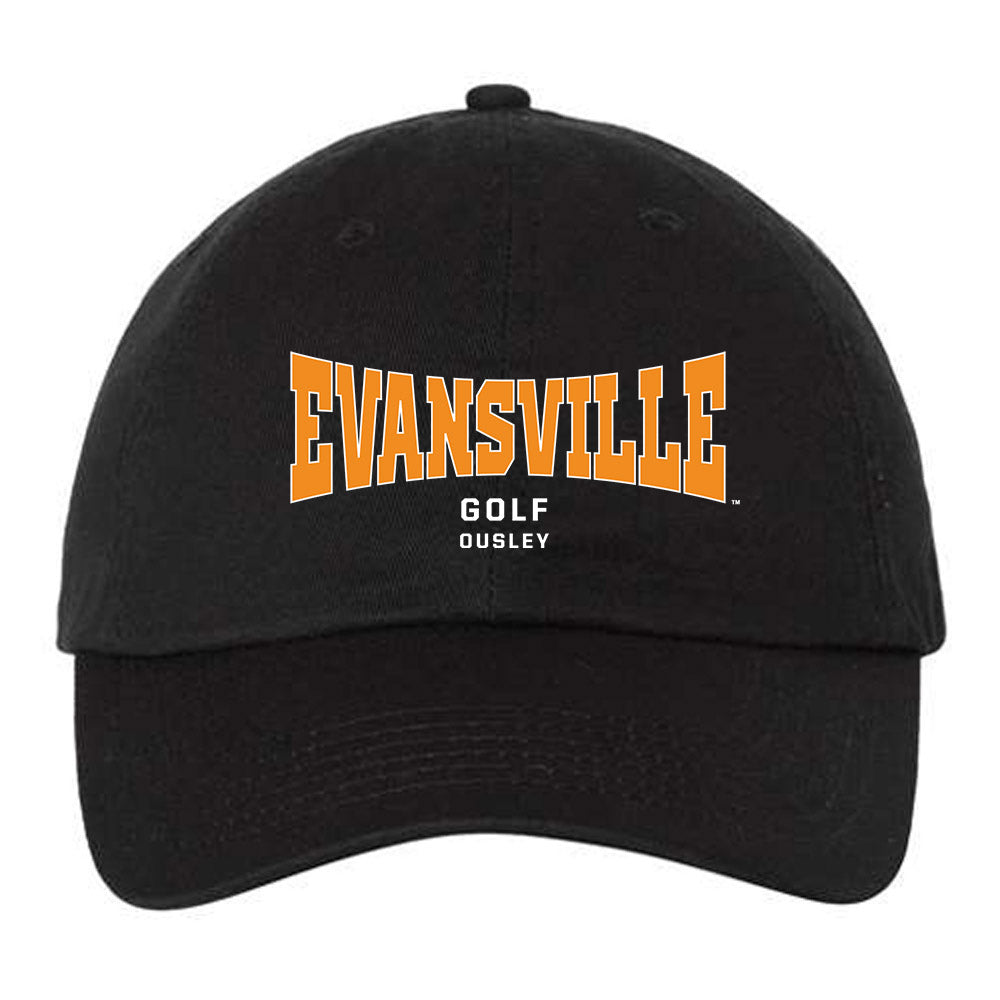 Evansville - NCAA Men's Golf : Jamison Ousley - Dad Hat-0