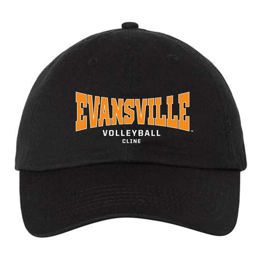 Evansville - NCAA Women's Volleyball : Chloe Cline - Dad Hat-0
