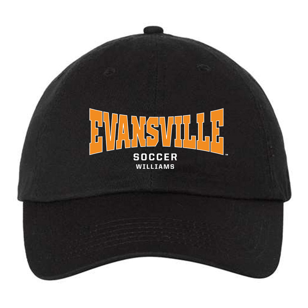 Evansville - NCAA Men's Soccer : Lionel Williams - Dad Hat-0