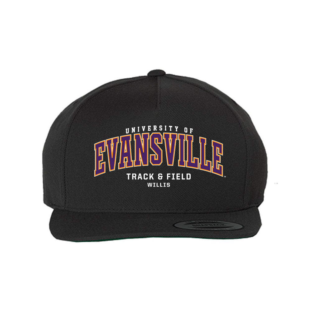 Evansville - NCAA Women's Track & Field : Lissa Willis - Snapback Hat-0