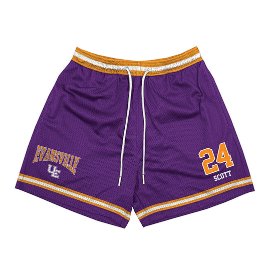Evansville - NCAA Women's Basketball : Jordan Scott - Shorts-0