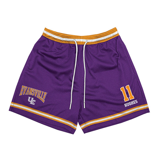 Evansville - NCAA Men's Basketball : Joshua Hughes - Shorts-0