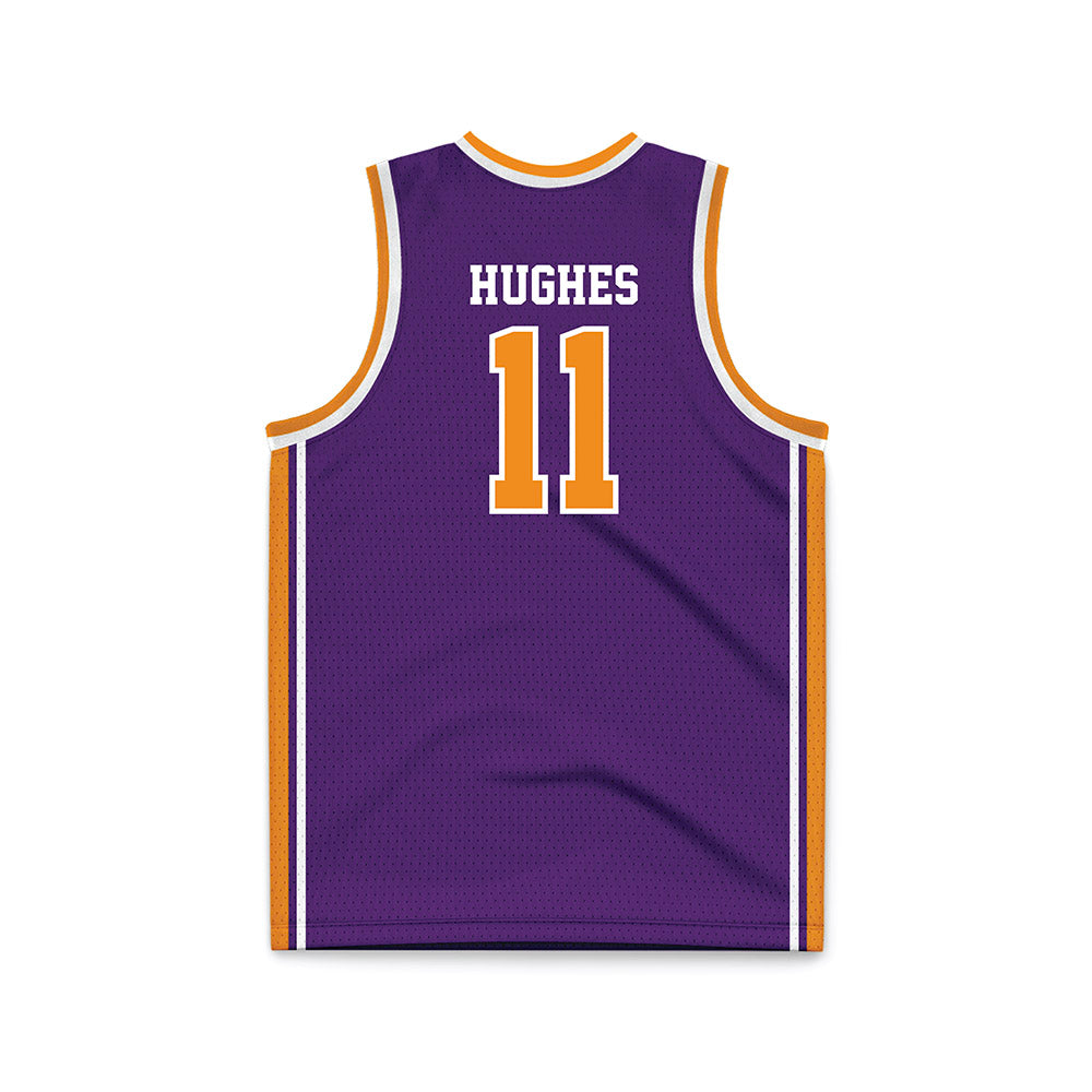 Evansville - NCAA Men's Basketball : Joshua Hughes - Basketball Jersey-1