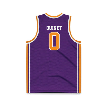 Evansville - NCAA Men's Basketball : Bryce Quinet - Basketball Jersey-1