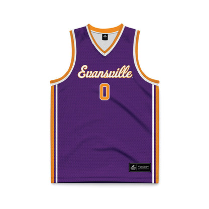Evansville - NCAA Men's Basketball : Bryce Quinet - Basketball Jersey-0