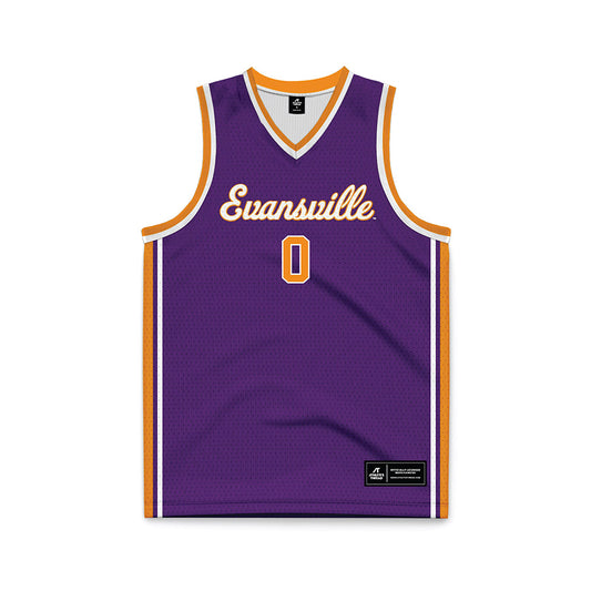 Evansville - NCAA Men's Basketball : Bryce Quinet - Basketball Jersey-0