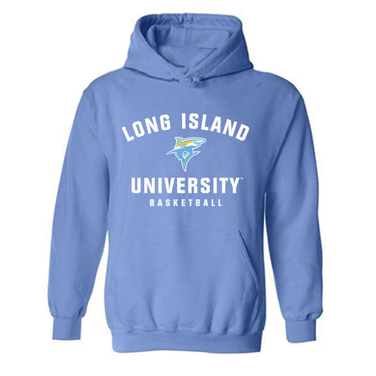 LIU - NCAA Men's Basketball : Isaiah Miranda - Classic Shersey Hooded Sweatshirt-0