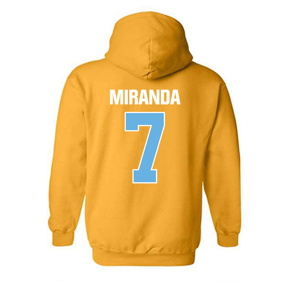LIU - NCAA Men's Basketball : Isaiah Miranda - Classic Shersey Hooded Sweatshirt-1