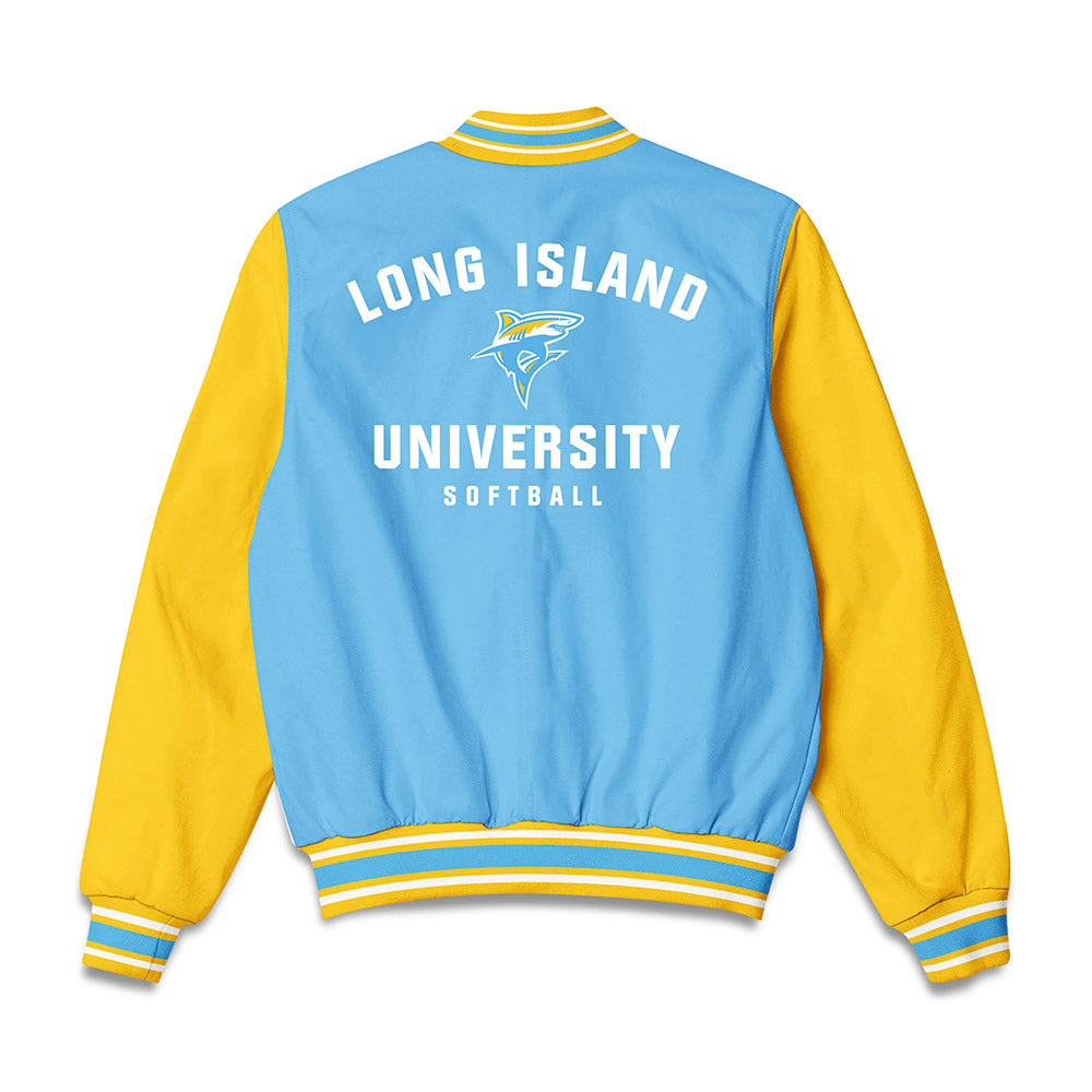 LIU - NCAA Softball : Anais Soto - Bomber Jacket-1