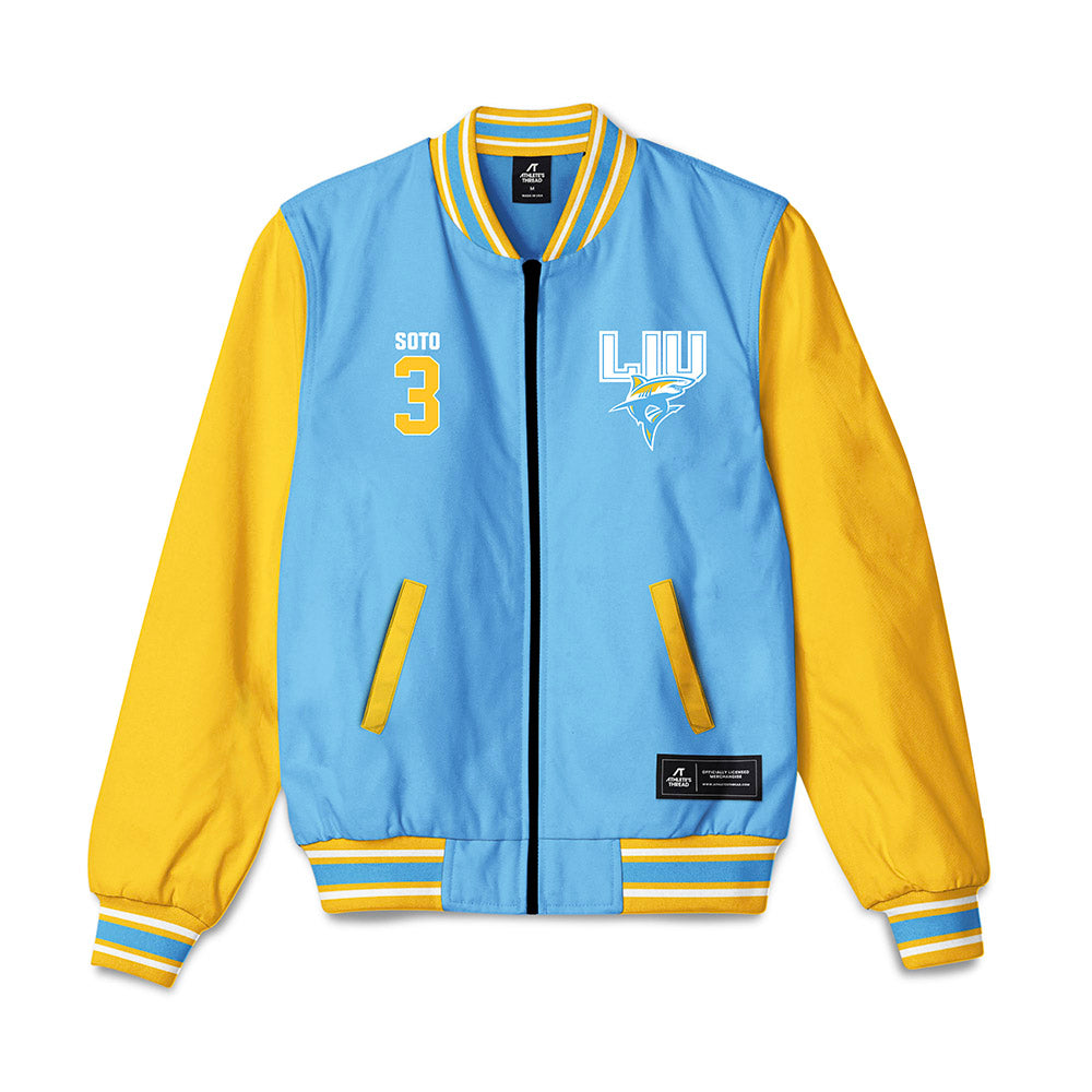 LIU - NCAA Softball : Anais Soto - Bomber Jacket-0