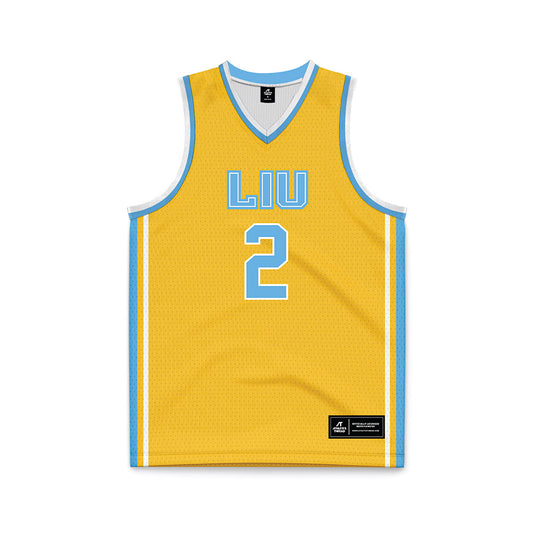 LIU - NCAA Men's Basketball : Greg Gordon - Basketball Jersey-0