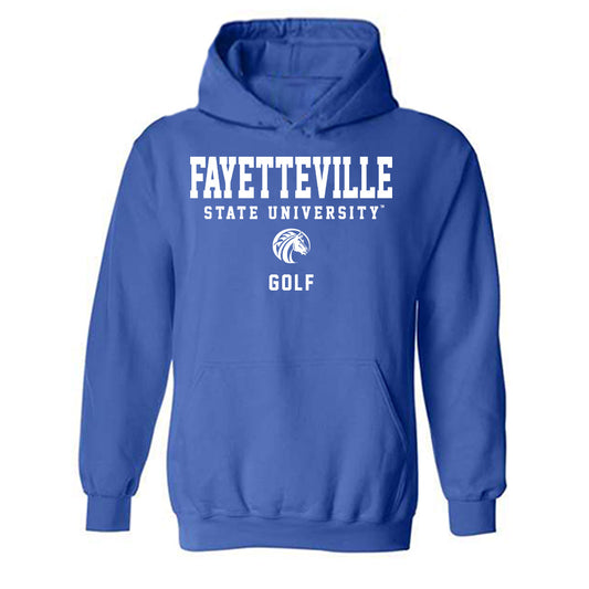 Fayetteville State - NCAA Men's Golf : Sutton Dreier - Hooded Sweatshirt-0