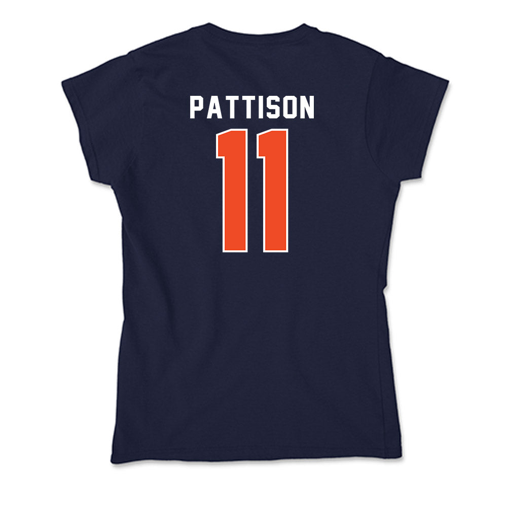 Auburn - NCAA Women's Soccer : Eva Pattison - Soft Style Women’s T-Shirt-1