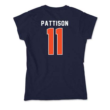 Auburn - NCAA Women's Soccer : Eva Pattison - Soft Style Women’s T-Shirt-1