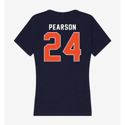 Auburn - NCAA Men's Basketball : Bradley Pearson - Women's V-Neck T-Shirt-1