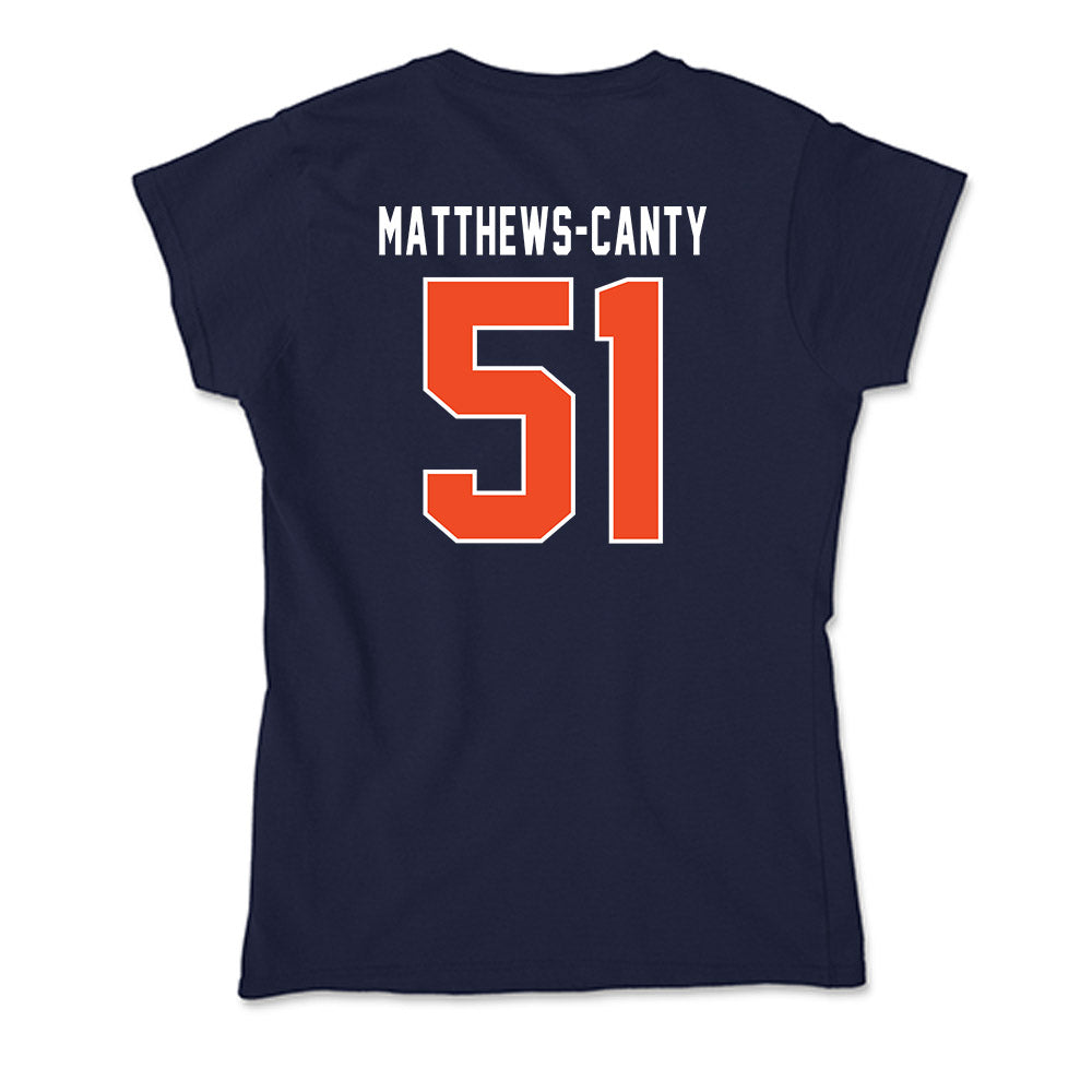 Auburn - NCAA Football : Michael Matthews-Canty - Soft Style Women’s T-Shirt-1