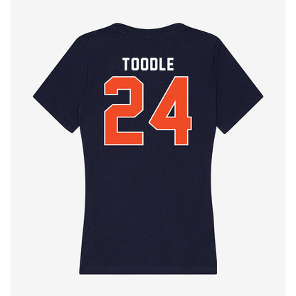 Auburn - NCAA Football : Shadarius Toodle - Women's V-Neck T-Shirt-1