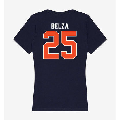 Auburn - NCAA Baseball : Taylor Belza - Women's V-Neck T-Shirt-1