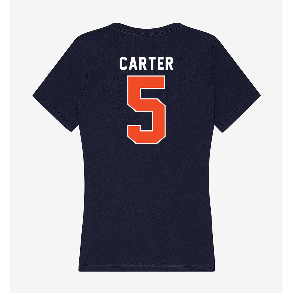 Auburn - NCAA Baseball : Bristol Carter - Women's V-Neck T-Shirt-1