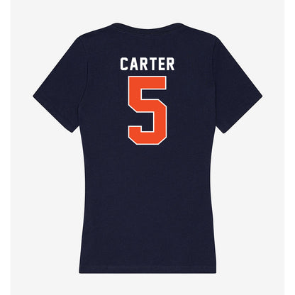 Auburn - NCAA Baseball : Bristol Carter - Women's V-Neck T-Shirt-1