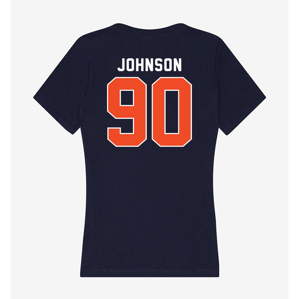 Auburn - NCAA Football : Nathan Johnson - Classic Shersey Women's V-Neck T-Shirt-1