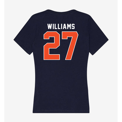 Auburn - NCAA Football : Devin Williams - Women's V-Neck T-Shirt-1