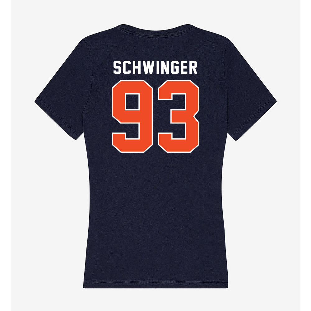 Auburn - NCAA Football : Charles Schwinger - Classic Shersey Women's V-Neck T-Shirt-1