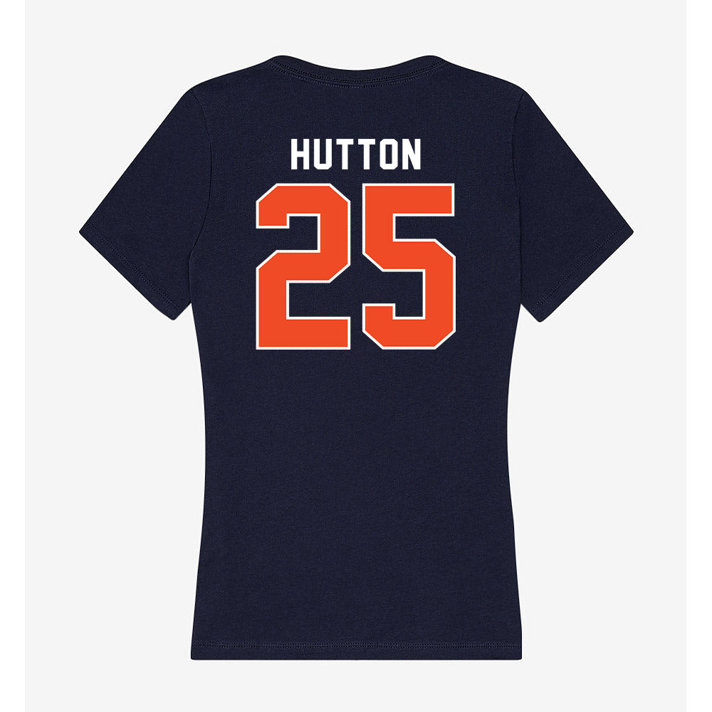 Auburn - NCAA Women's Soccer : Fizz Hutton - Women's V-Neck T-Shirt-1