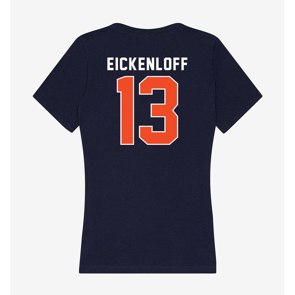 Auburn - NCAA Women's Volleyball : Carson Eickenloff - Women's V-Neck T-Shirt-1
