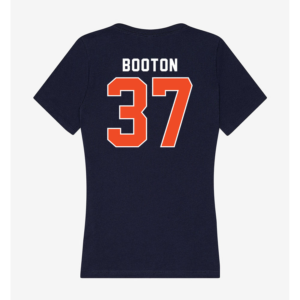 Auburn - NCAA Baseball : Trevor Booton - Women's V-Neck T-Shirt-1