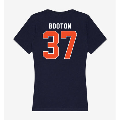 Auburn - NCAA Baseball : Trevor Booton - Women's V-Neck T-Shirt-1