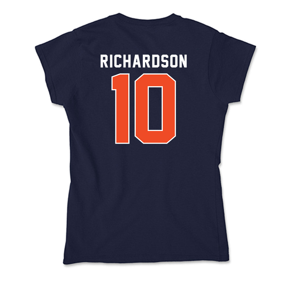 Auburn - NCAA Women's Basketball : Sania Richardson - Soft Style Women’s T-Shirt-1