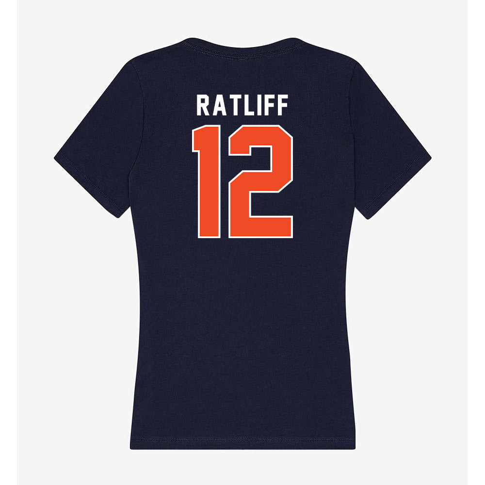 Auburn - NCAA Softball : Ava Ratliff - Women's V-Neck T-Shirt-1