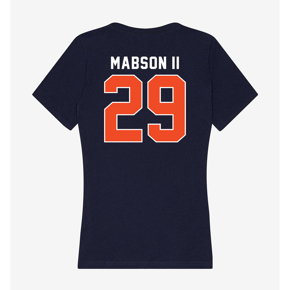 Auburn - NCAA Football : Omar Mabson II - Women's V-Neck T-Shirt-1