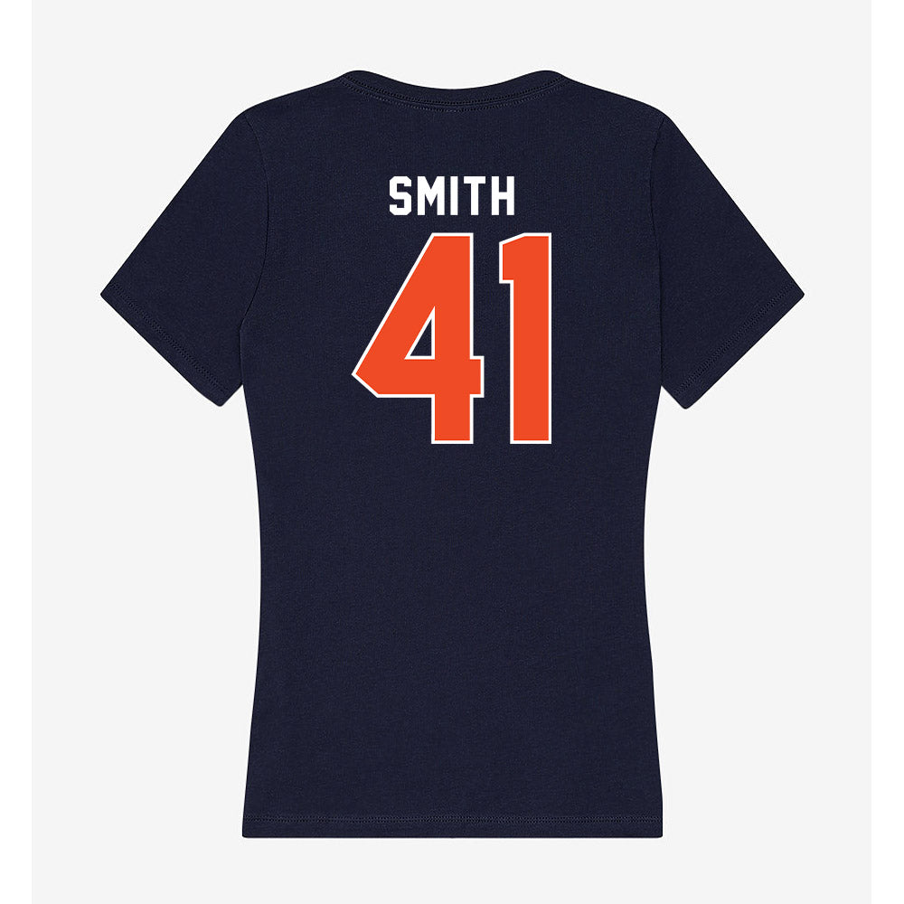 Auburn - NCAA Football : Jared Smith - Women's V-Neck T-Shirt-1