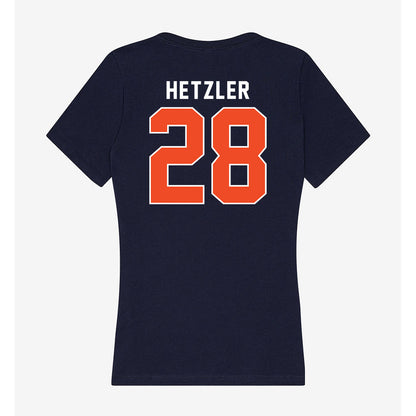 Auburn - NCAA Baseball : Ryan Hetzler - Women's V-Neck T-Shirt-1