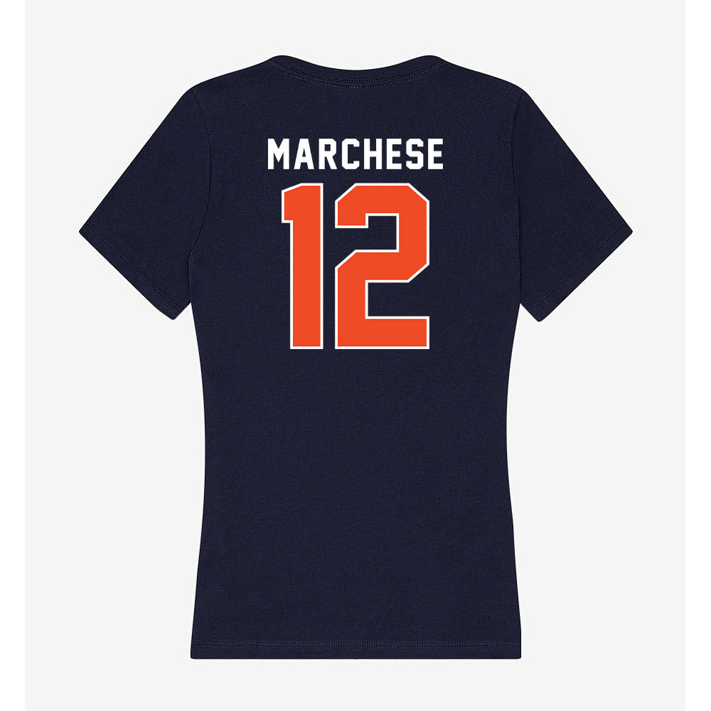 Auburn - NCAA Football : Brady Marchese - Women's V-Neck T-Shirt-1