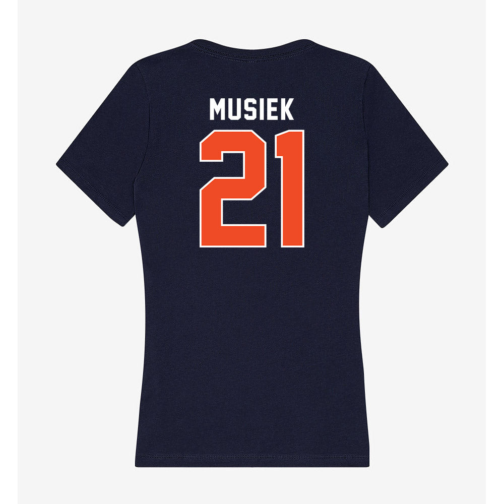 Auburn - NCAA Women's Soccer : Emma Musiek - Women's V-Neck T-Shirt-1