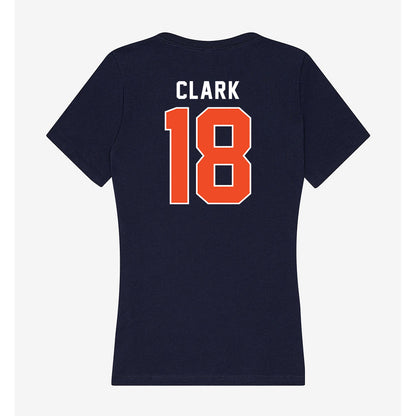 Auburn - NCAA Equestrian : Charlotte Clark - Women's V-Neck T-Shirt-1