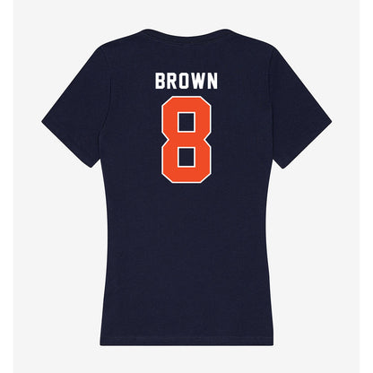 Auburn - NCAA Women's Soccer : Gracie Brown - Women's V-Neck T-Shirt-1