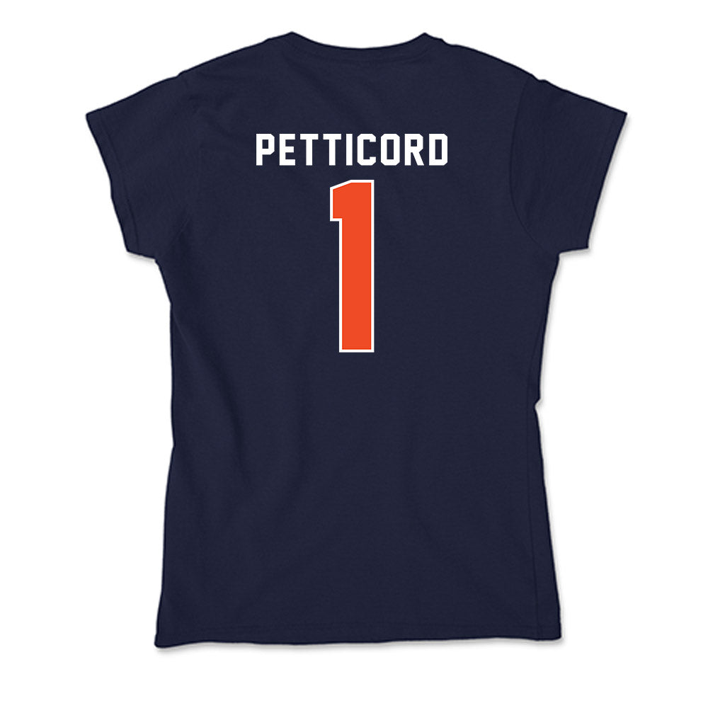 Auburn - NCAA Women's Basketball : Mya Petticord - Soft Style Women’s T-Shirt-1