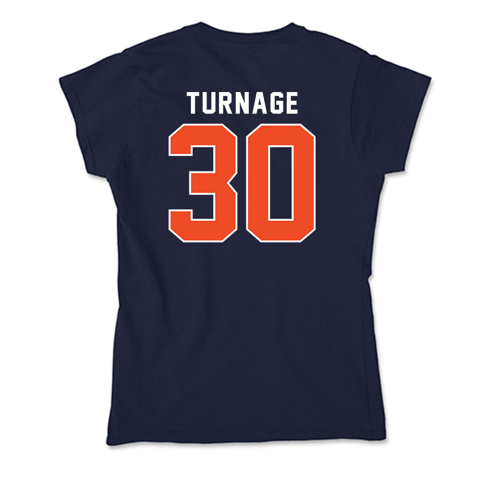 Auburn - NCAA Women's Soccer : Tahirah Turnage - Soft Style Women’s T-Shirt-1